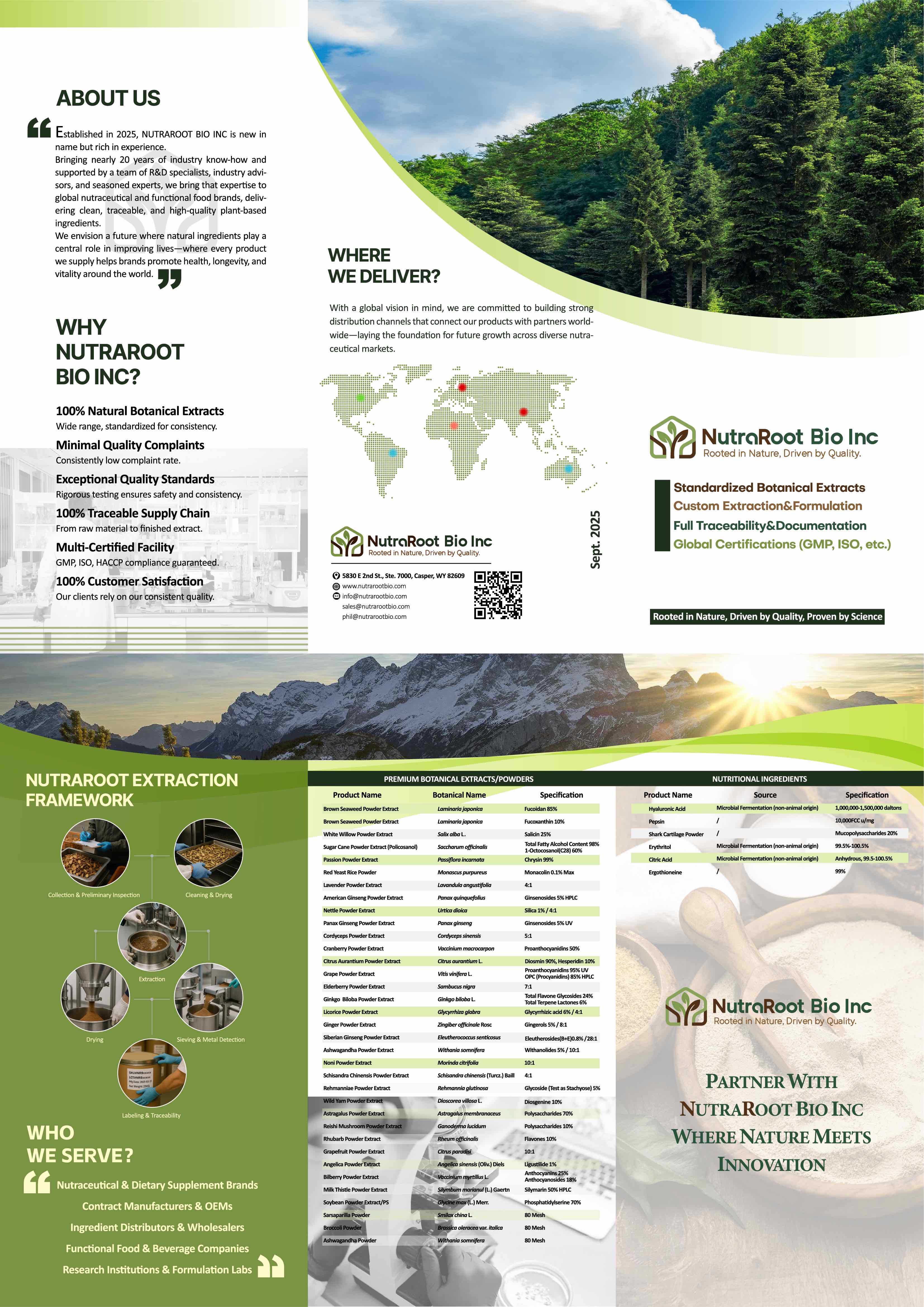 NutraRoot Bio Brochure